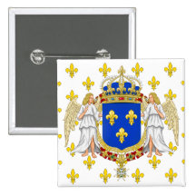 Niveau royal du royaume de la France, France Pin's Avec Agrafe