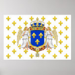 Niveau royal du royaume de la France, France Poster