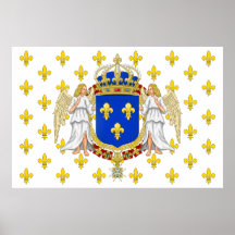 Niveau royal du royaume de la France, France Poster