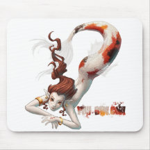 Nix rouge Mousepad Tapis De Souris