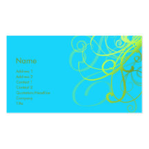 No. 0004 de remous cartes de visite personnelles