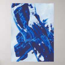 No. 1 de bleu poster