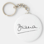 No.34 la signature de princesse Diana Porte-clefs