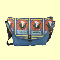 No. 6 sac messenger à étiquette de Doris sacs messenger
