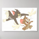 NO--Contour Tom et chasse de Jerry Affiche