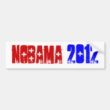 NOBAMA 2012 ADHÉSIF POUR VOITURE