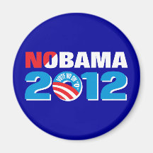 NOBAMA 2012 AIMANTS POUR RÉFRIGÉRATEUR
