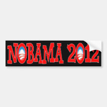 NOBAMA 2012 - Anti Obama Autocollant Pour Voiture