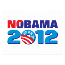 NOBAMA 2012 CARTE POSTALE