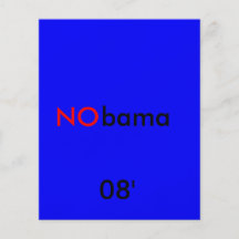 NObama 2012 Prospectus Avec Motif