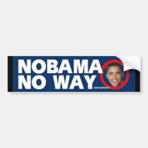 NOBAMA - Dites juste non au socialisme Adhésifs Pour Voiture