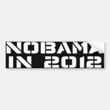 NOBAMA en 2012 Adhésif Pour Voiture