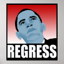 Nobama pour le président 08 élection régressent posters
