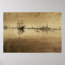 Nocturne par James Abbott McNeill Whistler Affiches