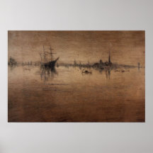 Nocturne par James Abbott McNeill Whistler Posters