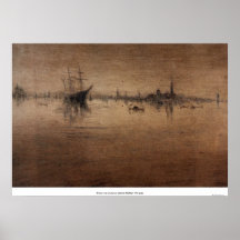Nocturne par James Abbott McNeill Whistler Posters