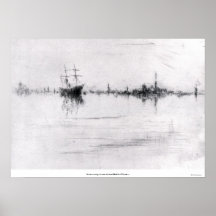 Nocturne par James Abbott McNeill Whistler Posters