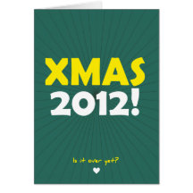 Noël 2012 !   Est-il terminé encore ? Carte De Vœux