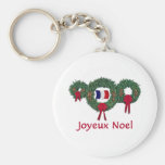 Noël 2 de la France Porte-clés