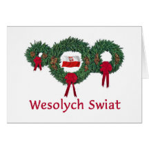 Noël 2 de la Pologne Cartes De Vœux