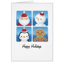 Noël ajuste des cartes cartes