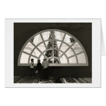 Noël au centre commercial cartes
