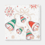 Noël Bells Magnets Pour Réfrigérateur