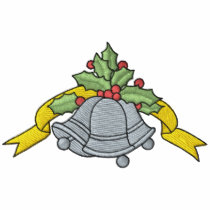Noël Bells polos brodés