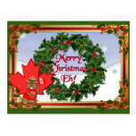 Noël canadien carte postale