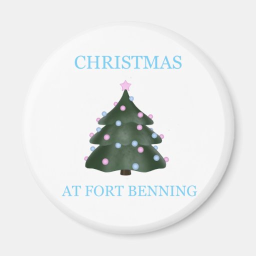 Noël chez Fort Benning 9 Magnets Pour Réfrigérateur