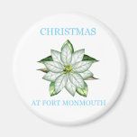 Noël chez Fort Monmouth 4 Aimant Pour Réfrigérateur