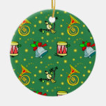 Noël - cors de harmonie et tambours 2 de magenta décoration pour sapin de noël