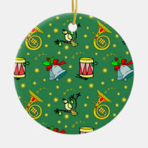 Noël - cors de harmonie et tambours 2 de magenta décoration pour sapin de noël