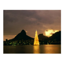 Noël dans le Rio de Janeiro Brésil Cartes Postales
