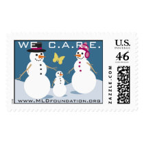 Noël de bonhomme de neige de MLD timbres poste