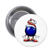 Noël de bowling badges publicitaires