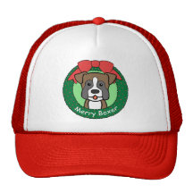 Noël de boxeur casquettes de camionneur