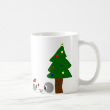 Noël de cadeau d'atomes mugs à café