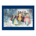 Noël de cru de personnes de la Renaissance Cartes Postales