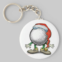 Noël de golf porte-clés