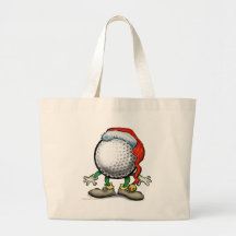 Noël de golf sac en toile