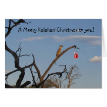 Noël de Meery Kalahari - salutations de Seaons Carte