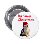 Noël de Meowy Badges Avec Agrafe