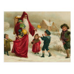Noël de père carte postale