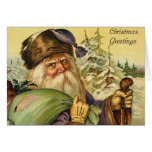Noël de père cartes de vœux