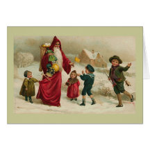 Noël de père cartes de vœux