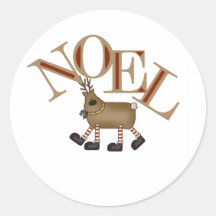 NOEL de renne Autocollants