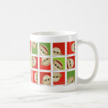 Noël de singe de chaussette bloque la tasse