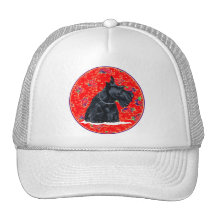 Noël de Terrier d'écossais Casquettes De Camionneur