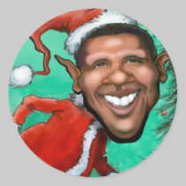 Noël d'Obama autocollants